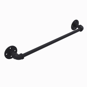 24" Towel Bar, Matt Black Finish
