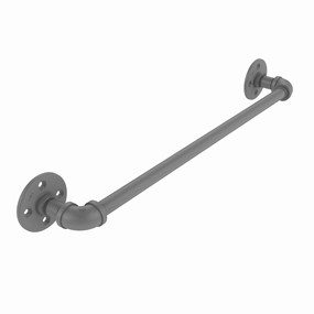 36" Towel Bar, Matt Gray Finish