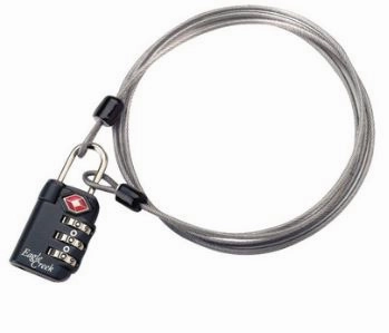3-Dial TSA Lock & Cable