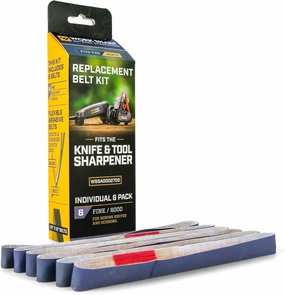 6000 Grit Replacement Belt Kit - 6 Pack