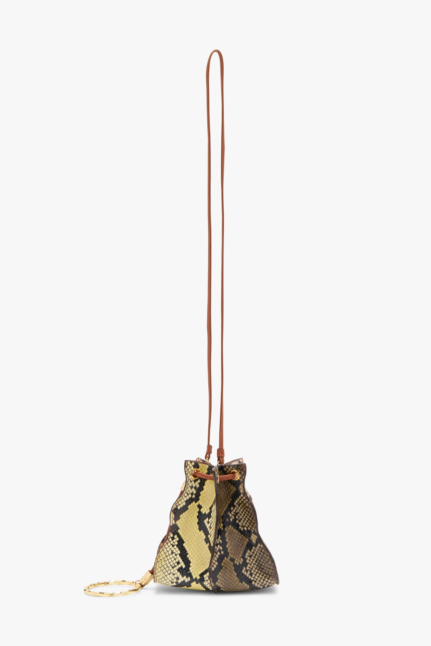 Adria Pleated Wave Pochette - Mixte Python