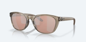 Aleta Taupe Crystal Frame with Copper Silver Mirror Lens 580G