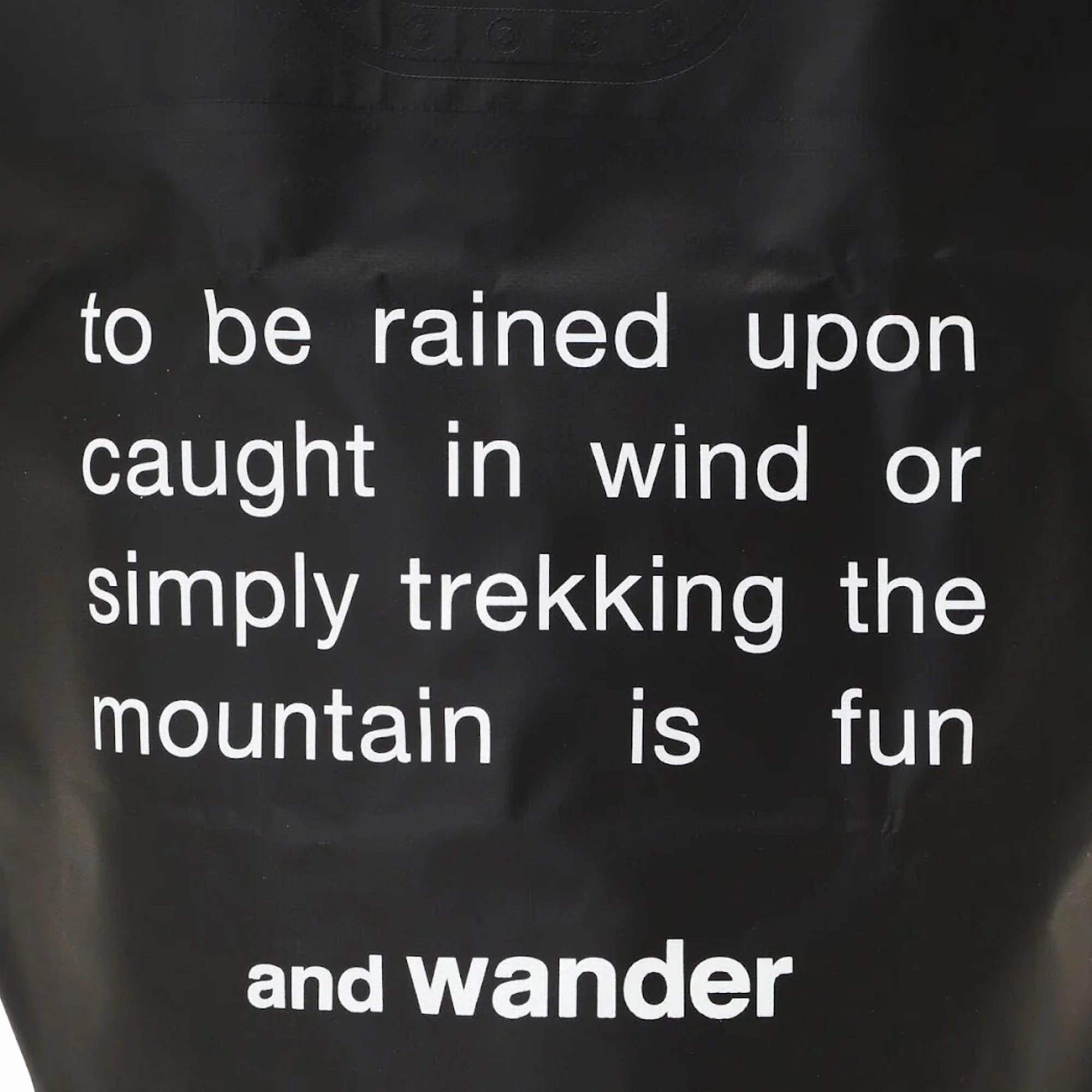 and Wander Storage Bucket 35L Black