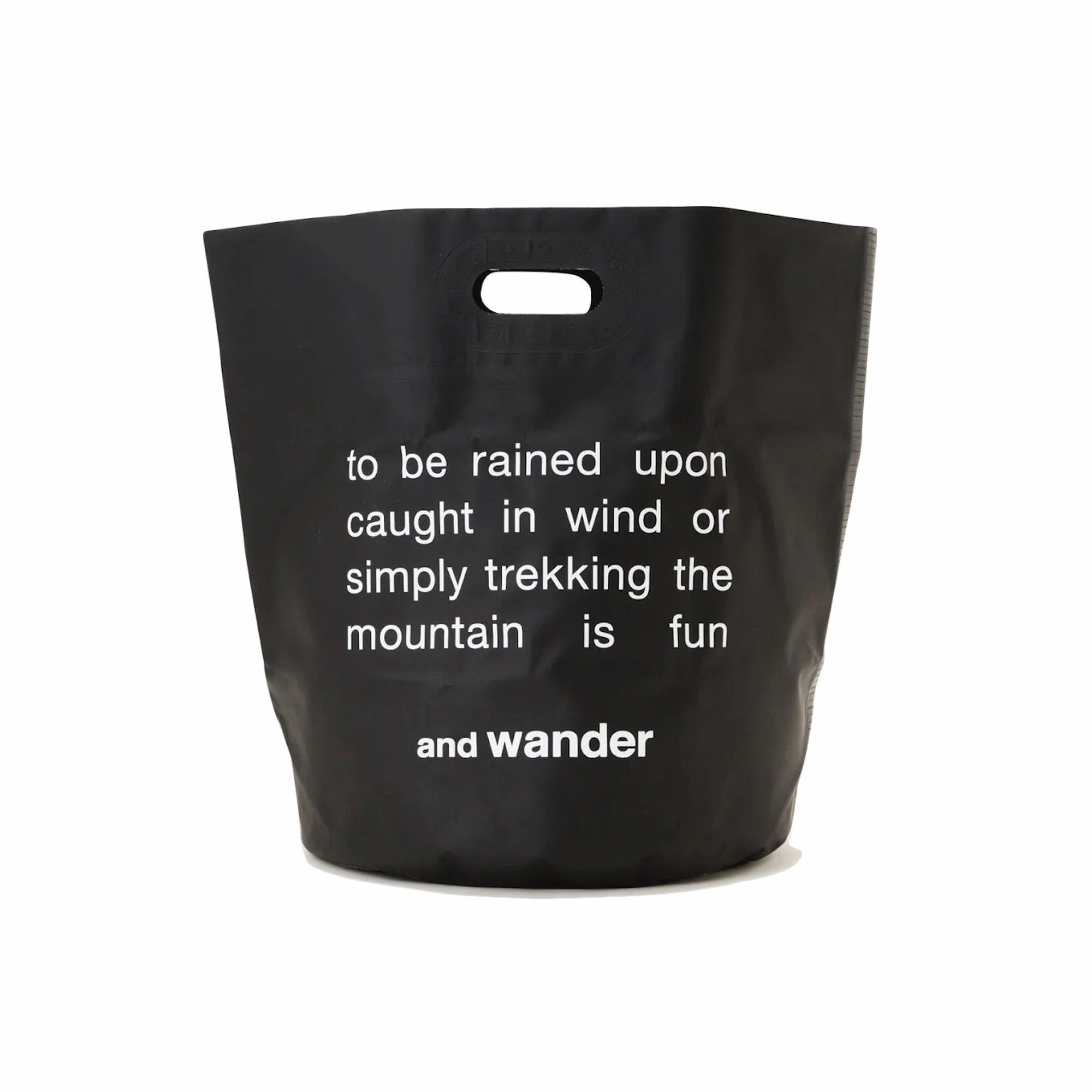 and Wander Storage Bucket 35L Black