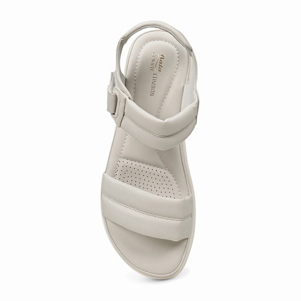 Bata Comfit FERRIE Platform Low-Heel Slingback Sandal for Women