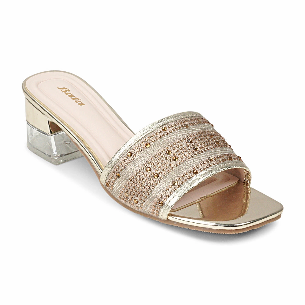 BATA (WOMEN) YASMIN LADIES SANDALS KITTEN HEEL SLIPER