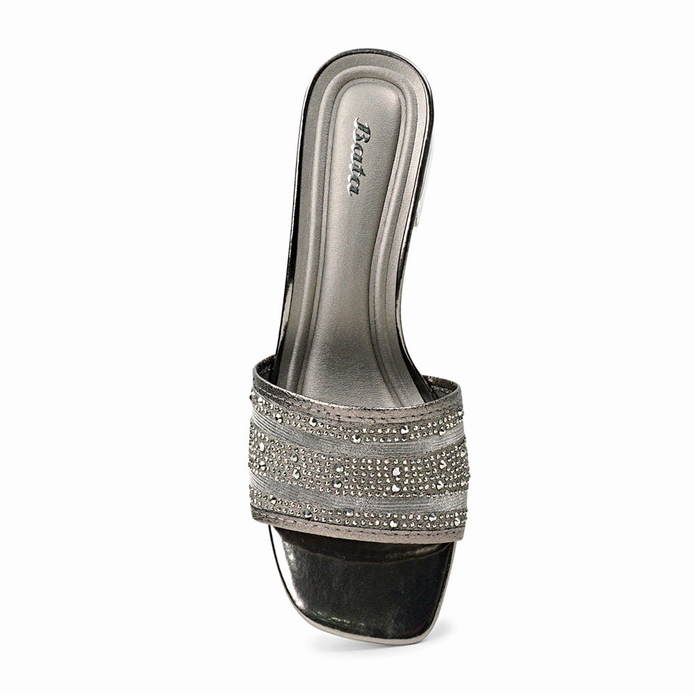 BATA (WOMEN) YASMIN LADIES SANDALS MID HEEL SLIP ON