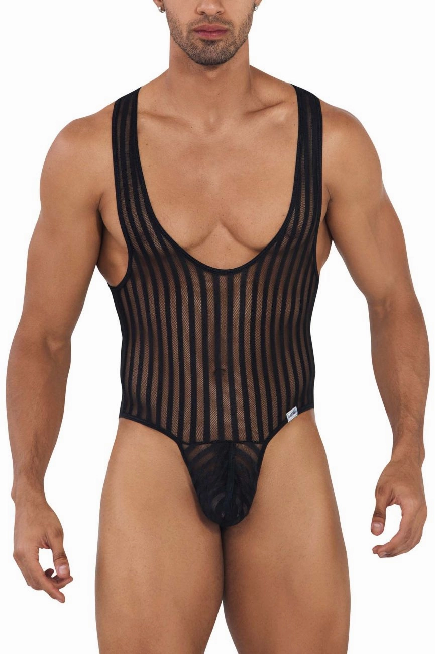 CandyMan 99727X Work-N-Play Bodysuit Color Black