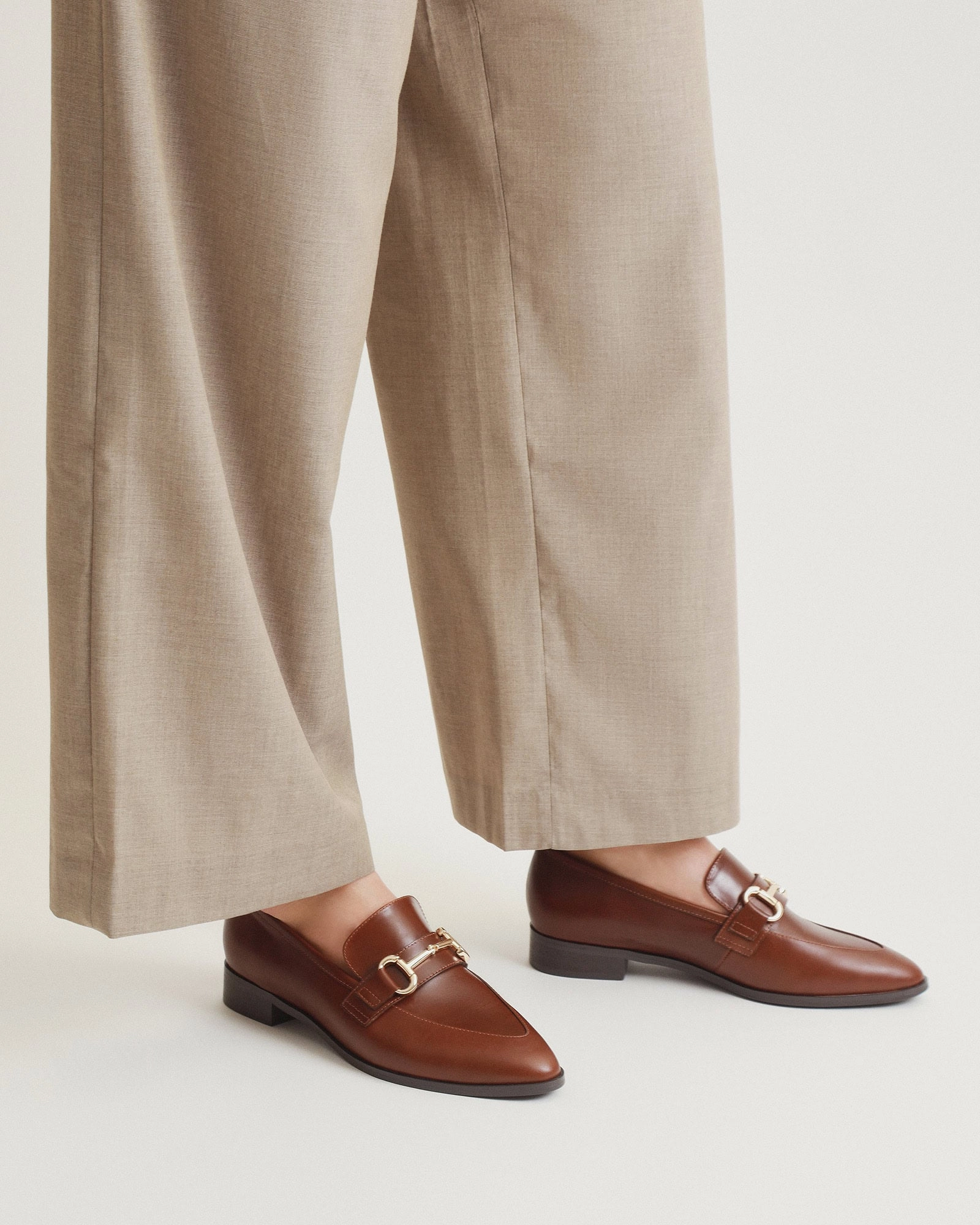 CECILIA LOAFERS DARK CHOC LEATHER