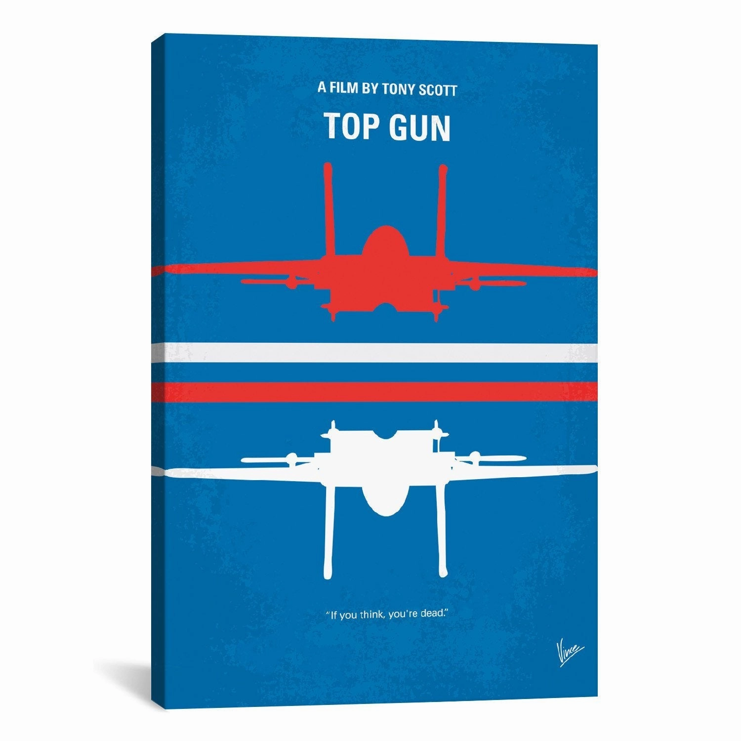 Chungkong TOP GUN MINIMAL MOVIE POSTER