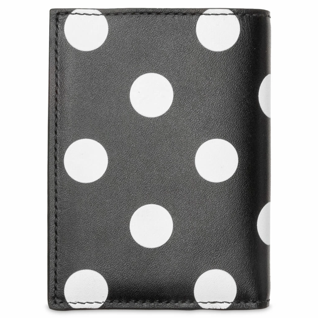 Comme des Garcons Polka Dots Wallet - Black