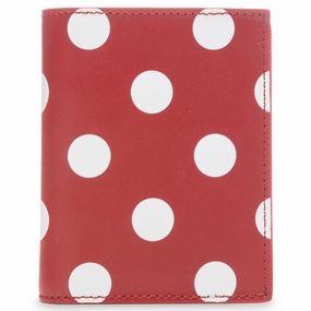 Comme des Garcons Polka Dots Wallet - Red