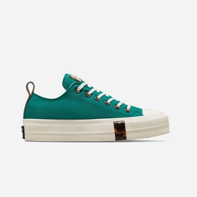Converse | CHUCK TAYLOR ALL STAR LIFT TORTOISE LOW TOP MAGIC  { MAGIC PEACOCK/EGRET/TAWNY OWL