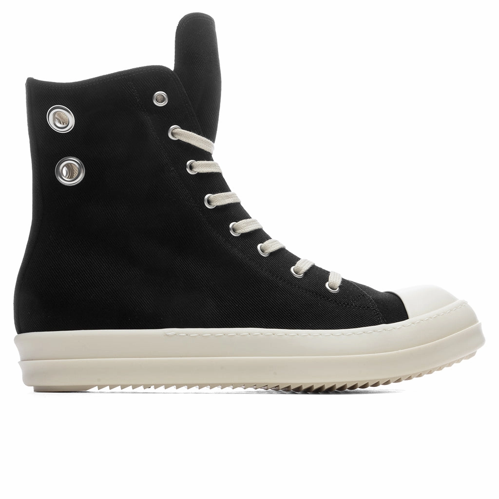 Denim Sneaks - Black/Milk