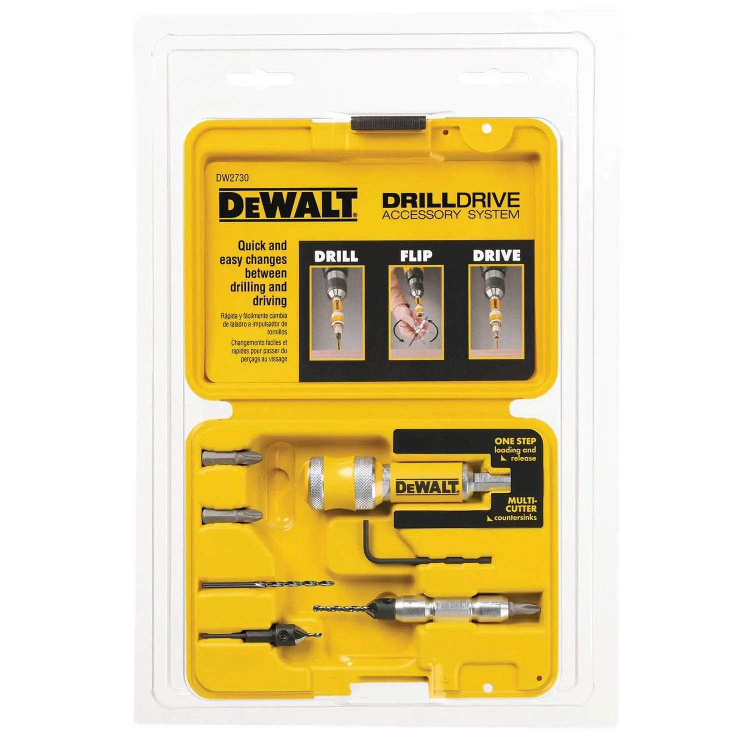 DEWALT DW2730-Driver/Drill Bit Set, Quick Change, 8-Piece