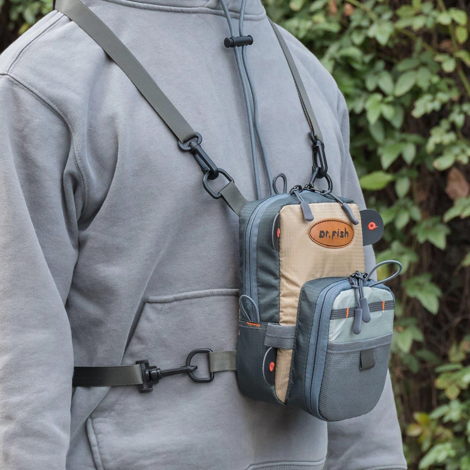 Dr.Fish Fly Fishing Chest Bag Crossbody