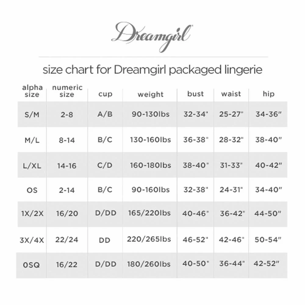 Dreamgirl Lingerie She's Fire Costume 12345