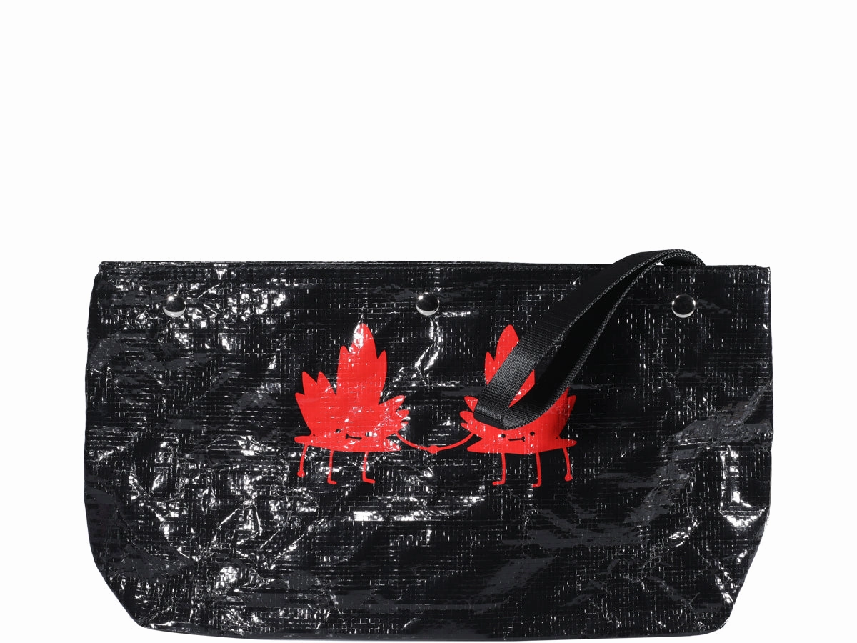 Dsquared2 Graphic Printed Crinkle Clutch Bag