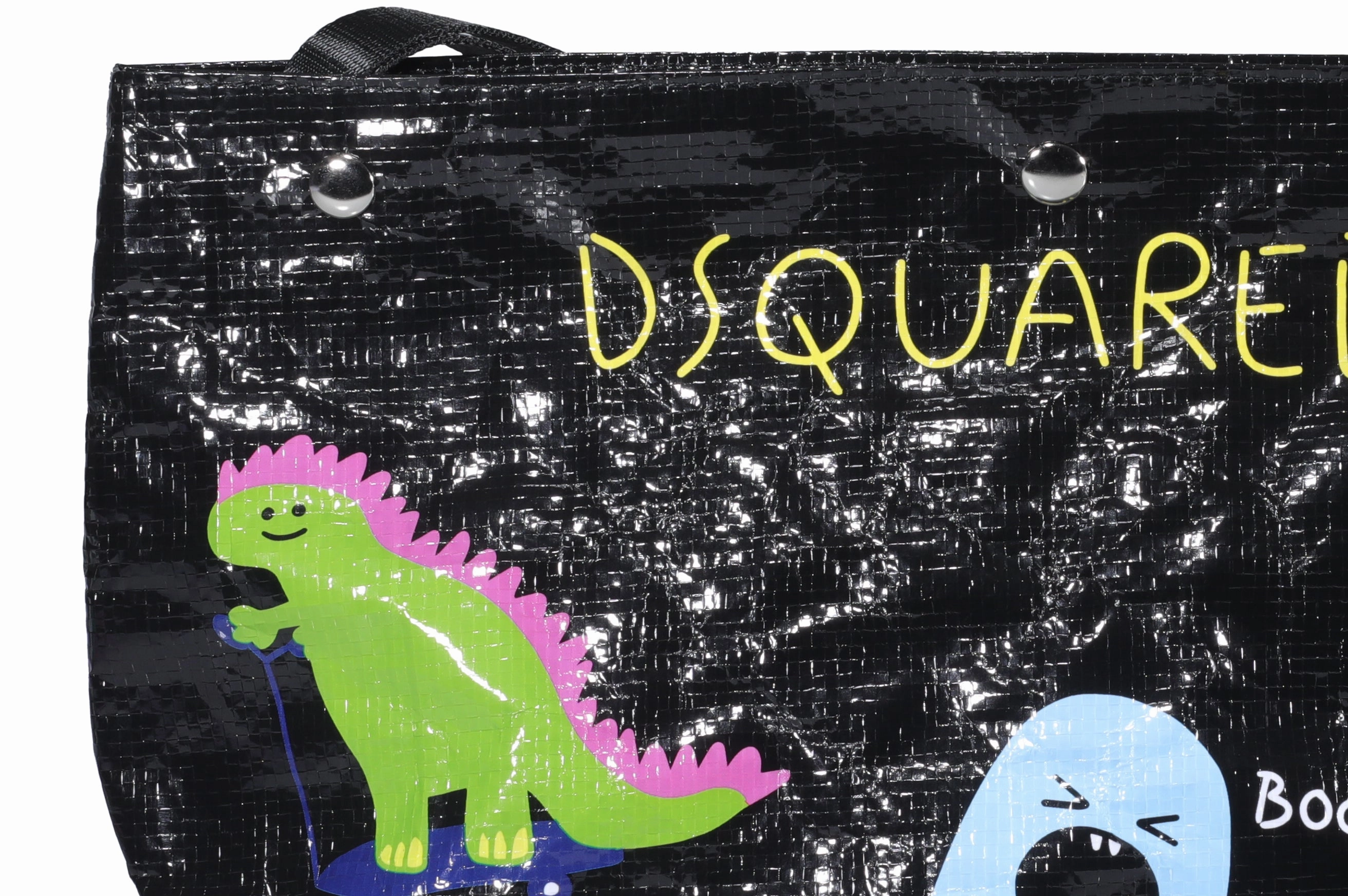 Dsquared2 Graphic Printed Crinkle Clutch Bag