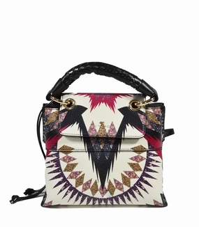 Etro Logo Graphic Print Mini Top Handle Bag