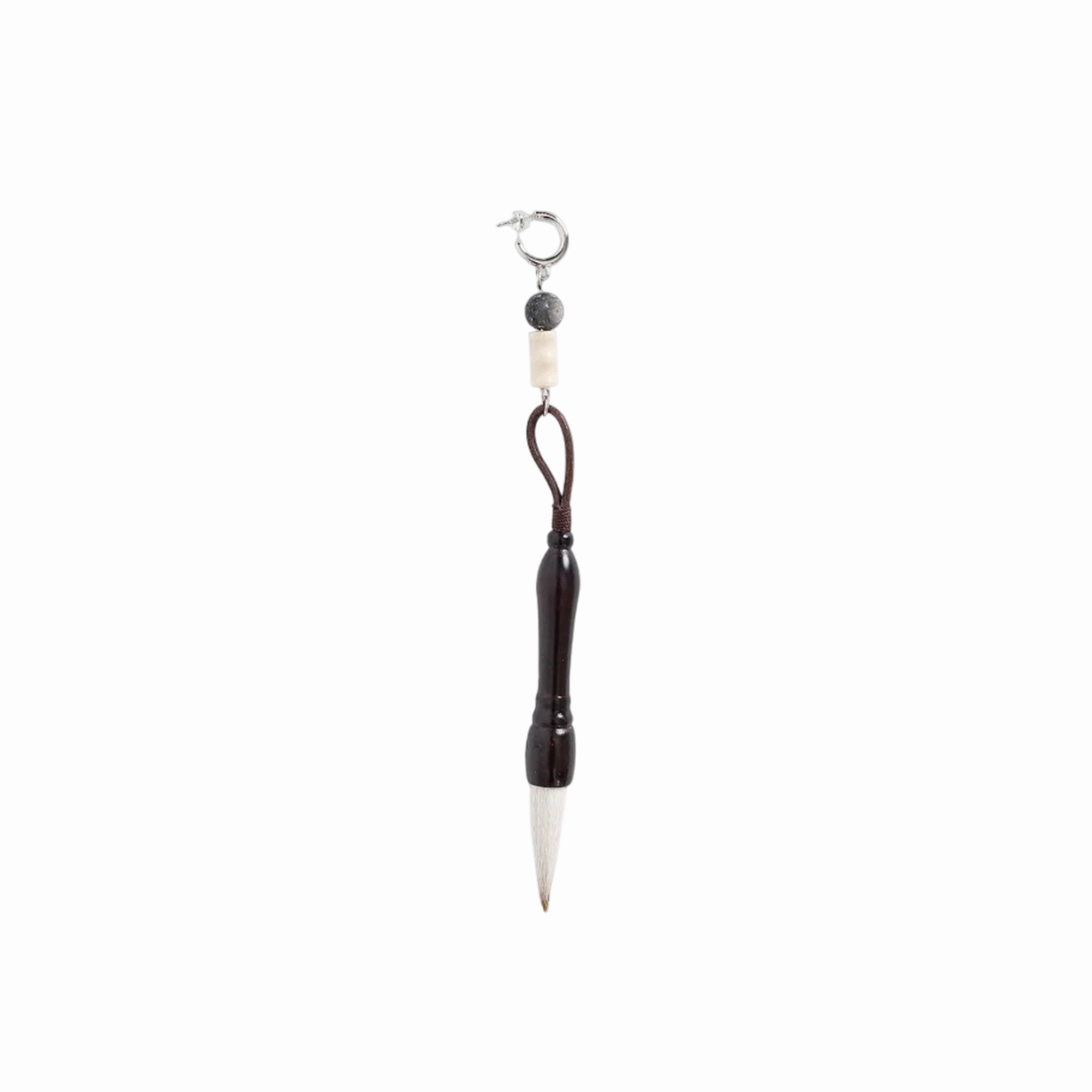 Feng Chen Wang Brush Ear Ring Brown
