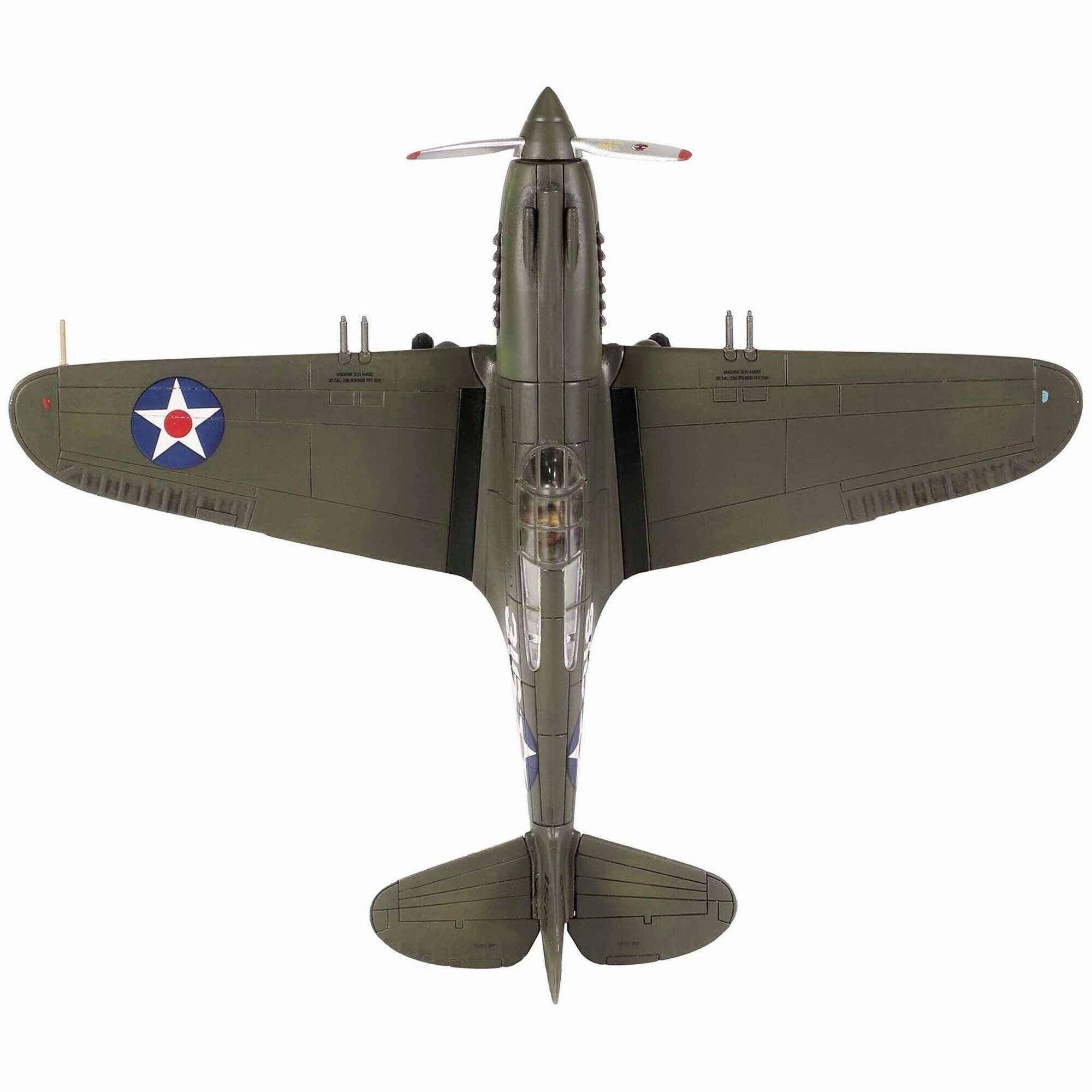 Forces of Valor 1/72 Scale Aircraft Fighter - Curtiss P-40B HAWK 81A-2 (P-8127)