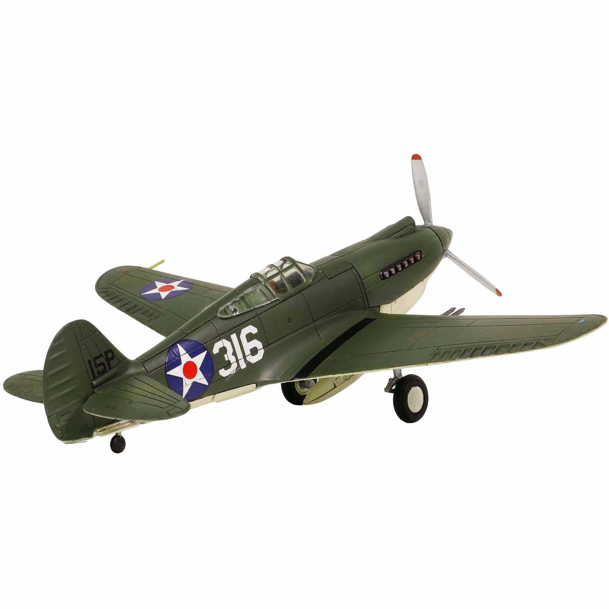 Forces of Valor 1/72 Scale Aircraft Fighter - Curtiss P-40B HAWK 81A-2 (P-8127)