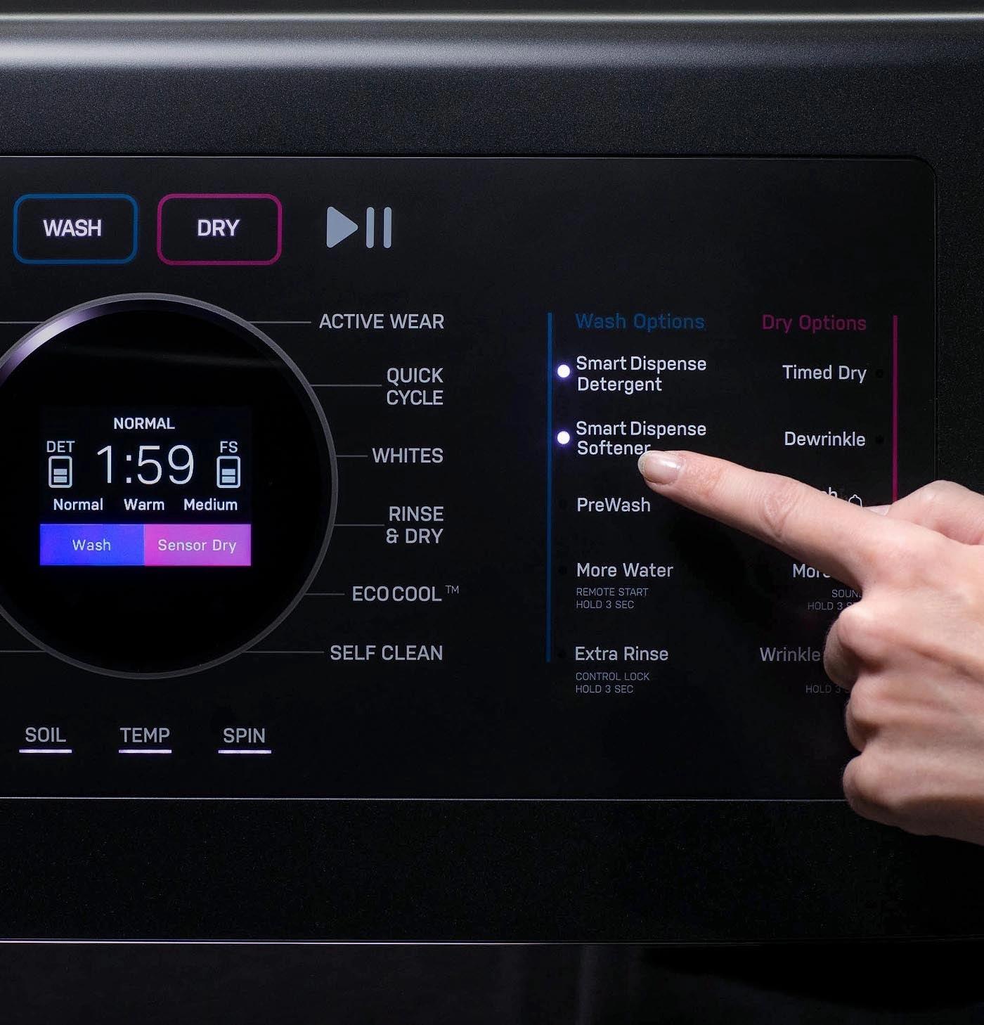GE Profile Graphite 28" UltraFast All-in-One Washer/Dryer with Ventless Heat Pump (5.5 Cu.Ft.)- PFQ97HSPVDS