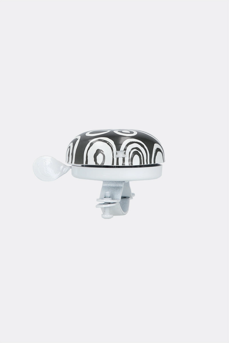 graphic logo printed metal cycle bell
