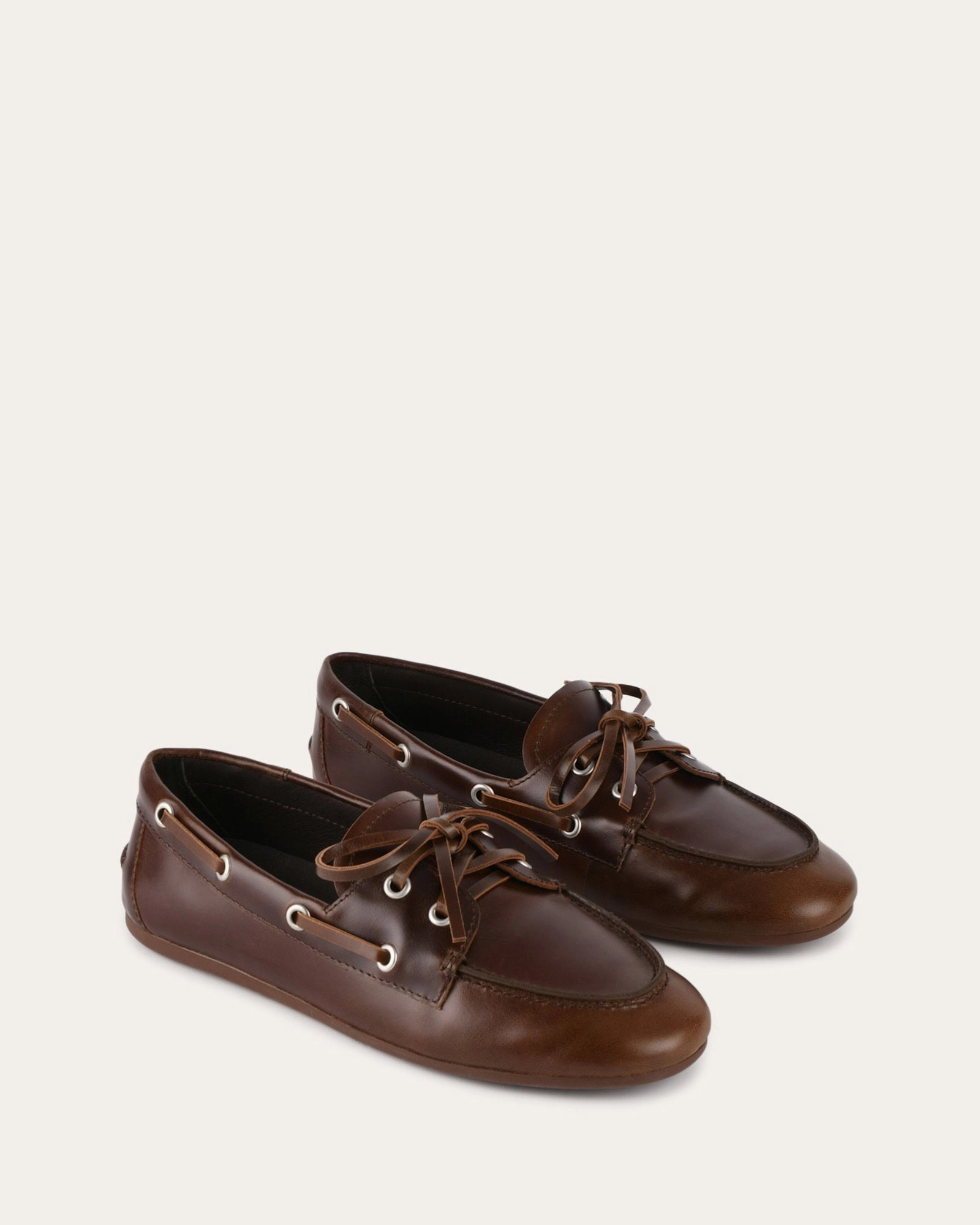 HELM LOAFERS PECAN WAXED LEATHER