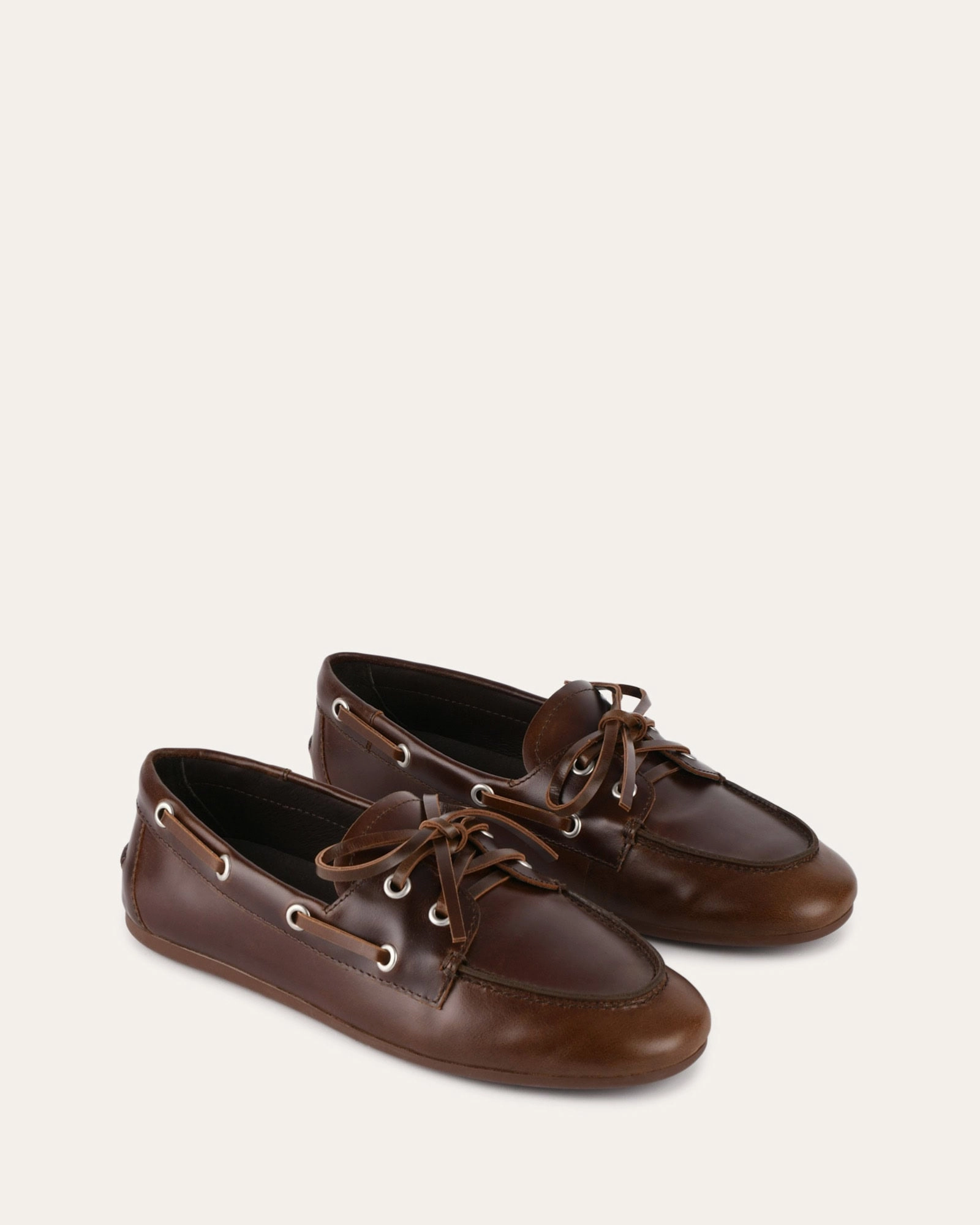 HELM LOAFERS PECAN WAXED LEATHER