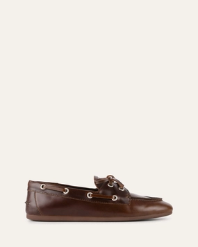 HELM LOAFERS PECAN WAXED LEATHER