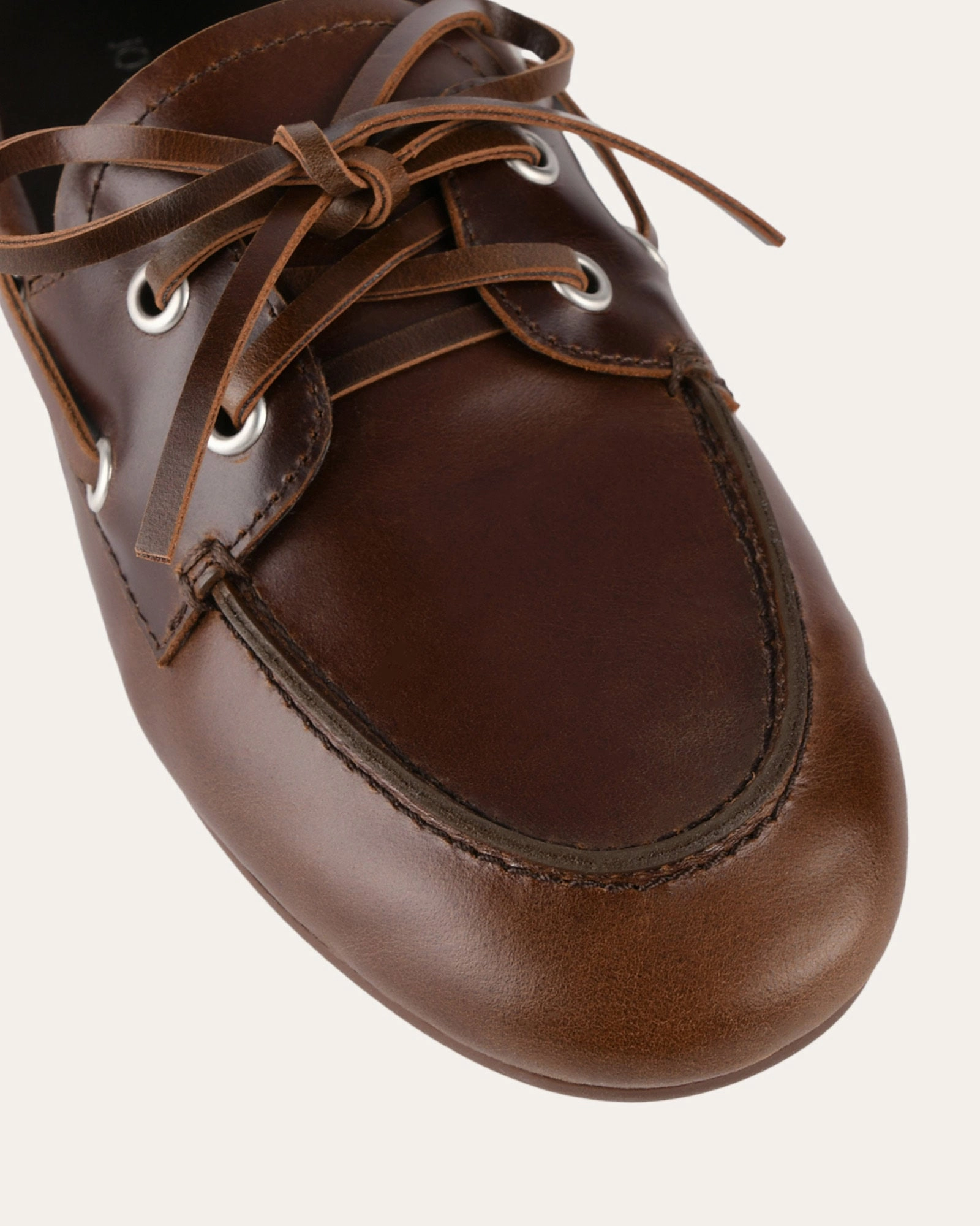 HELM LOAFERS PECAN WAXED LEATHER