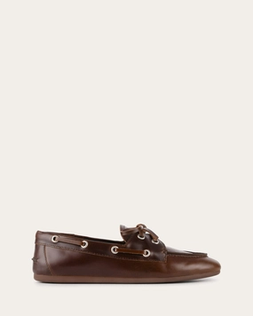 HELM LOAFERS PECAN WAXED LEATHER