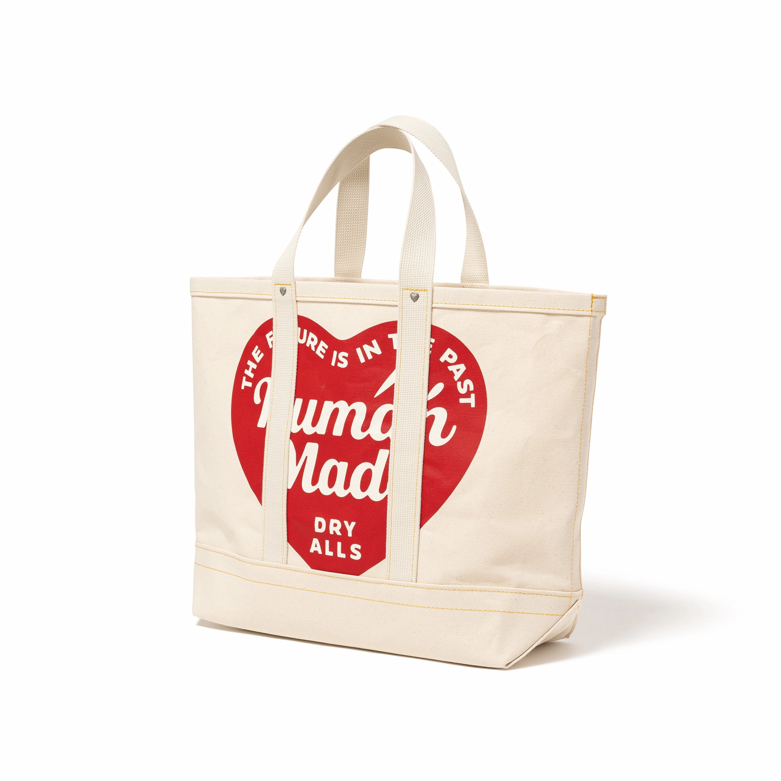 Human Made Canvas Tote Large White HM29GD004