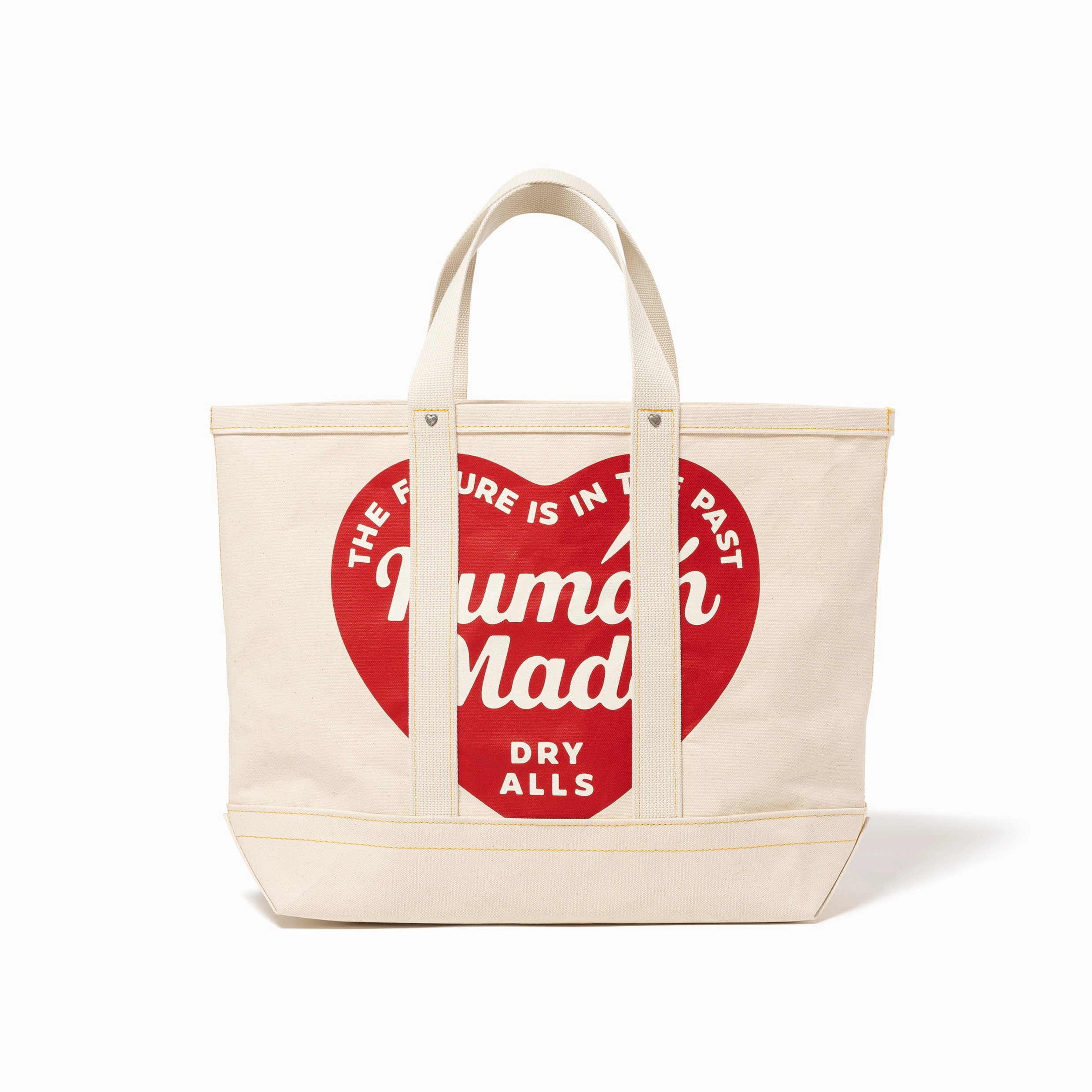 Human Made Canvas Tote Large White HM29GD004