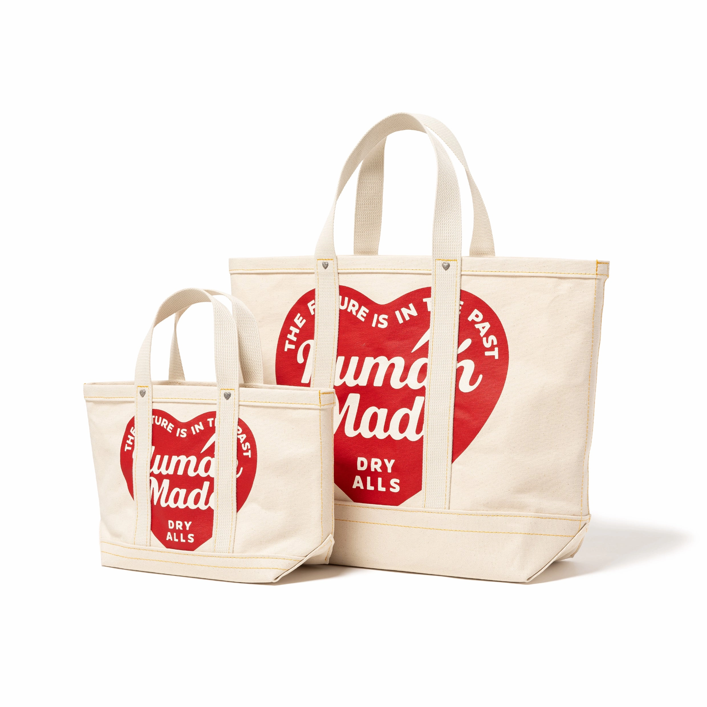 Human Made Canvas Tote Large White HM29GD004