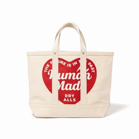Human Made Canvas Tote Large White HM29GD004