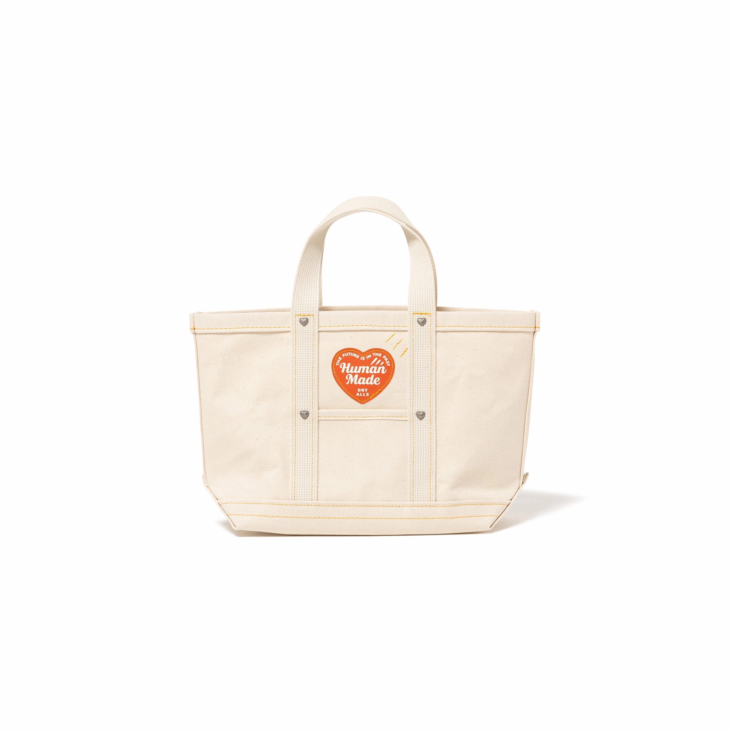Human Made Canvas Tote Small White HM29GD005