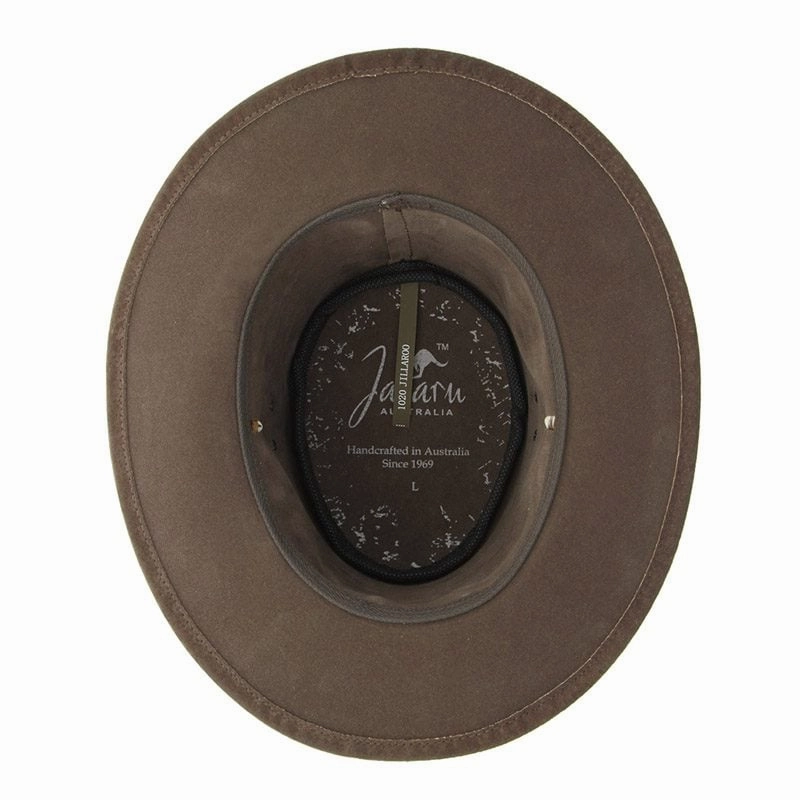 Jacaru Hats Jillaroo Suede - Brown