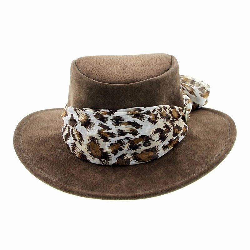 Jacaru Hats Jillaroo Suede - Brown