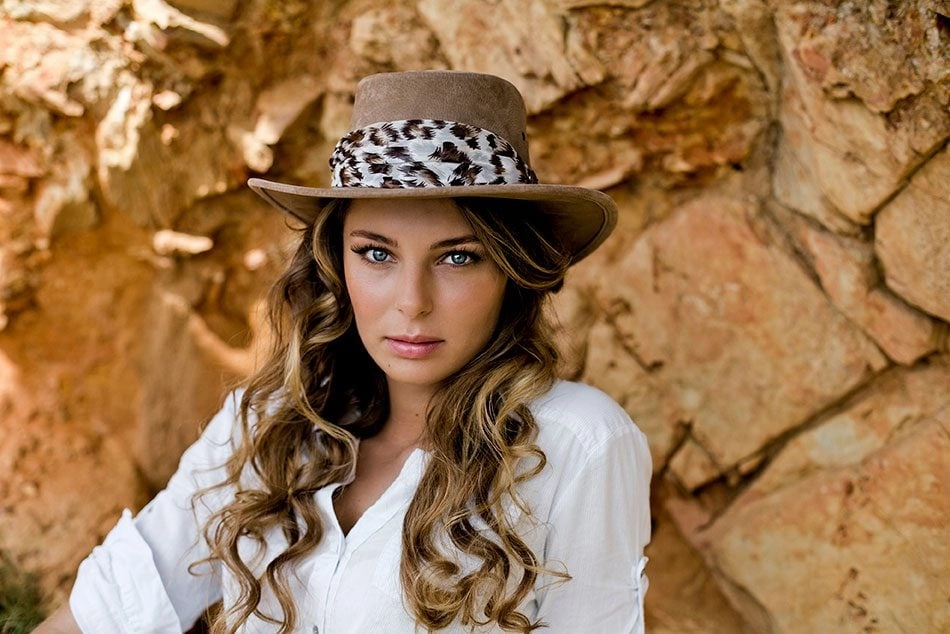 Jacaru Hats Jillaroo Suede - Mushroom