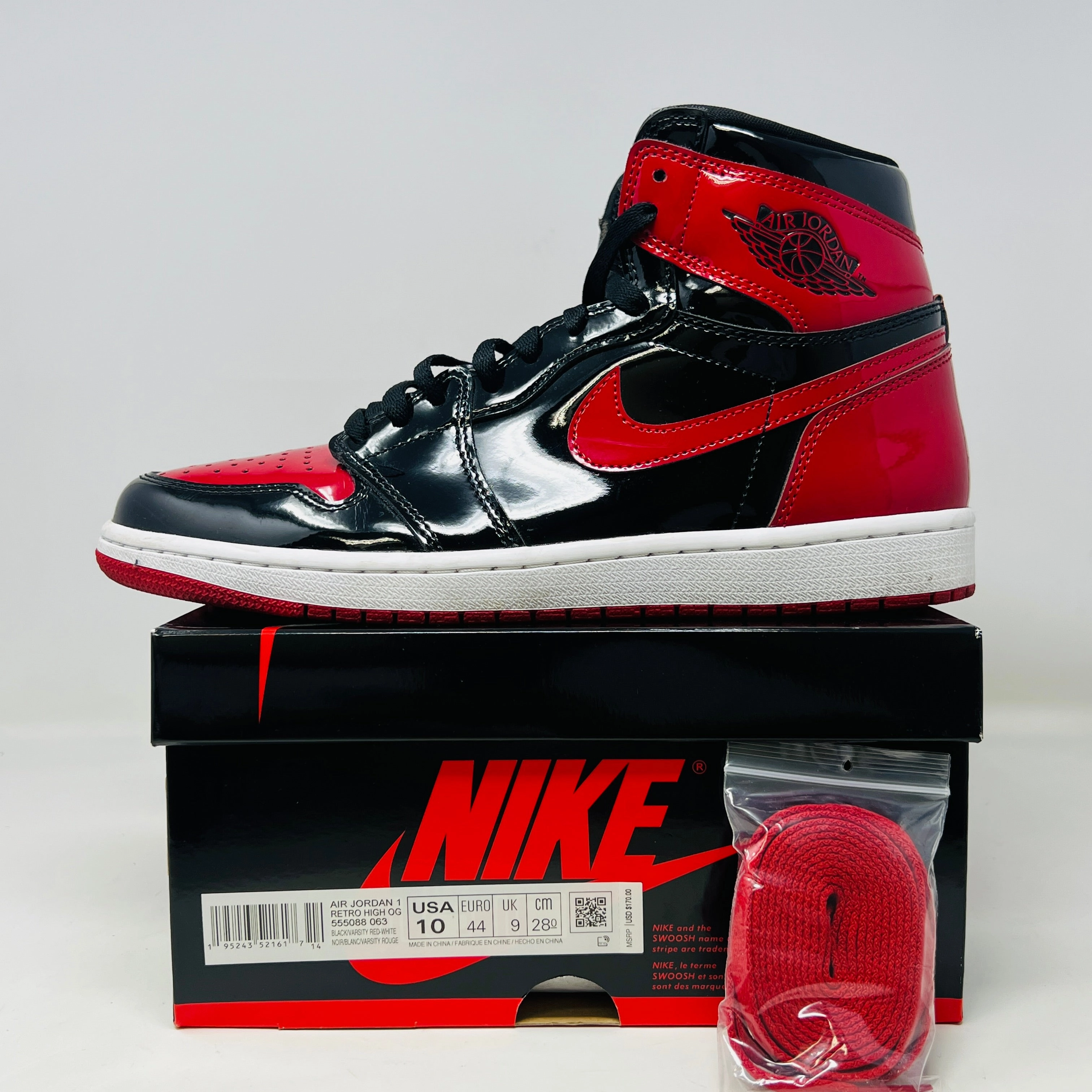 Jordan 1 Retro High OG Patent Bred