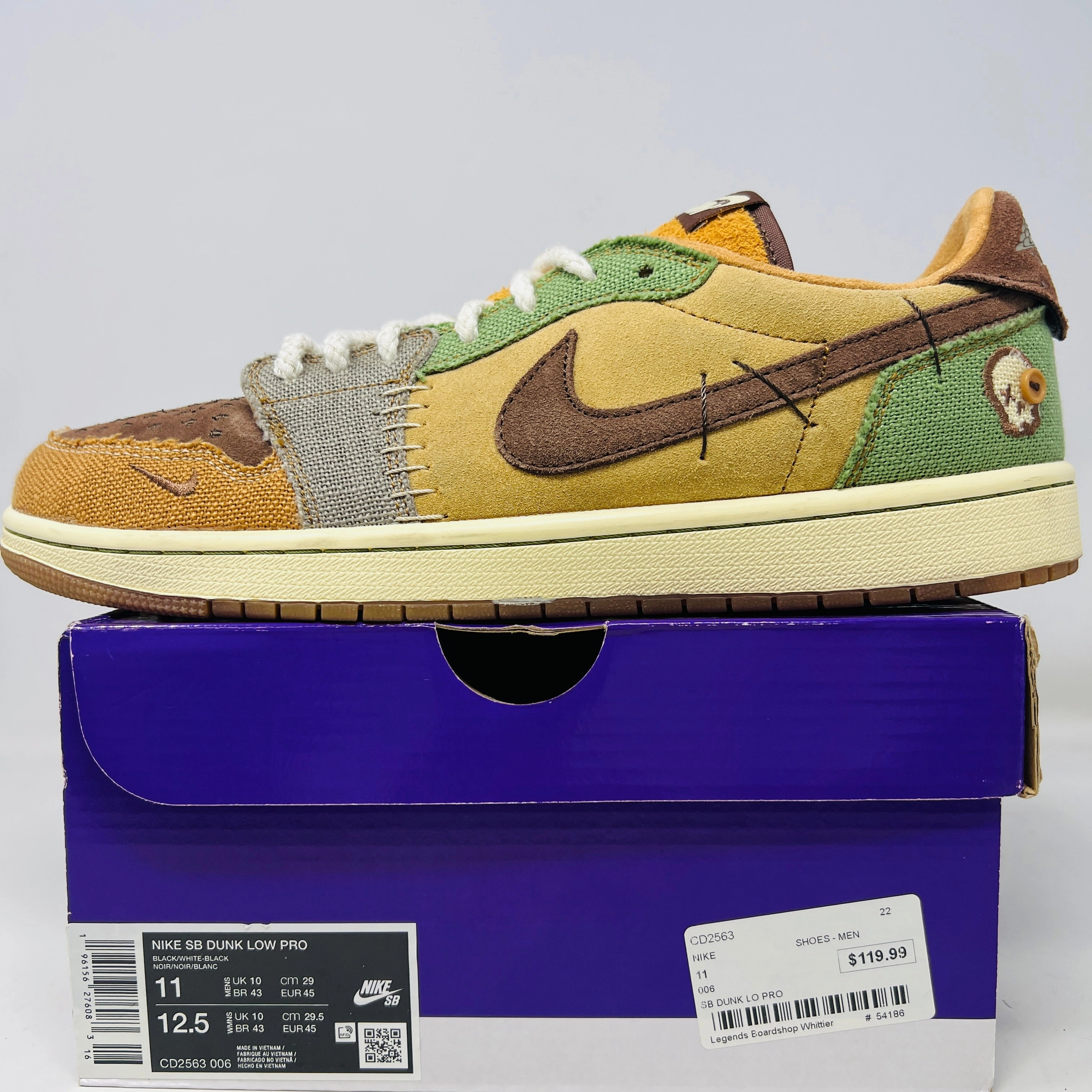 Jordan 1 Retro Low OG Zion Williamson Voodoo