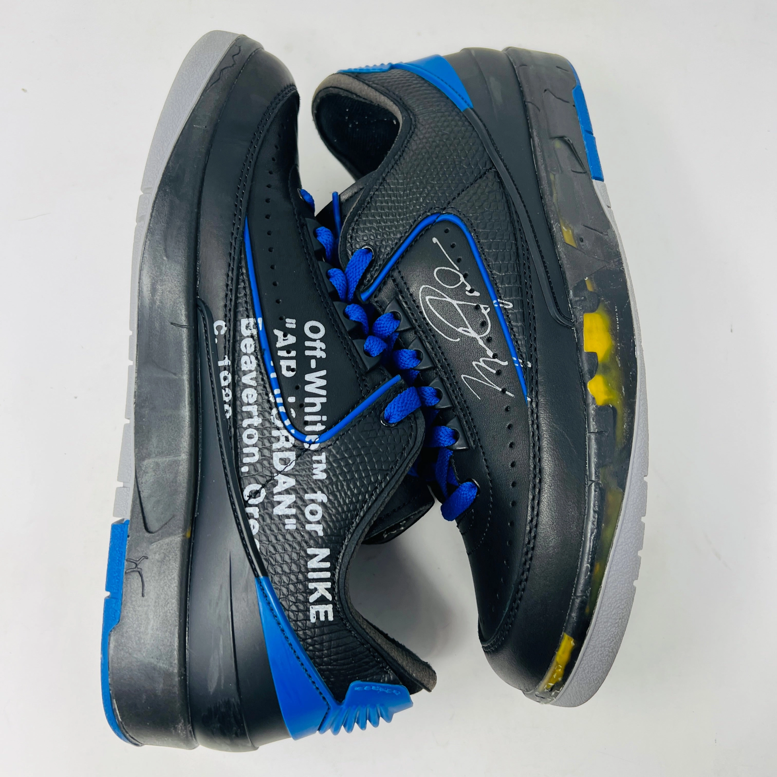 Jordan 2 Retro Low SP Off-White Black Blue