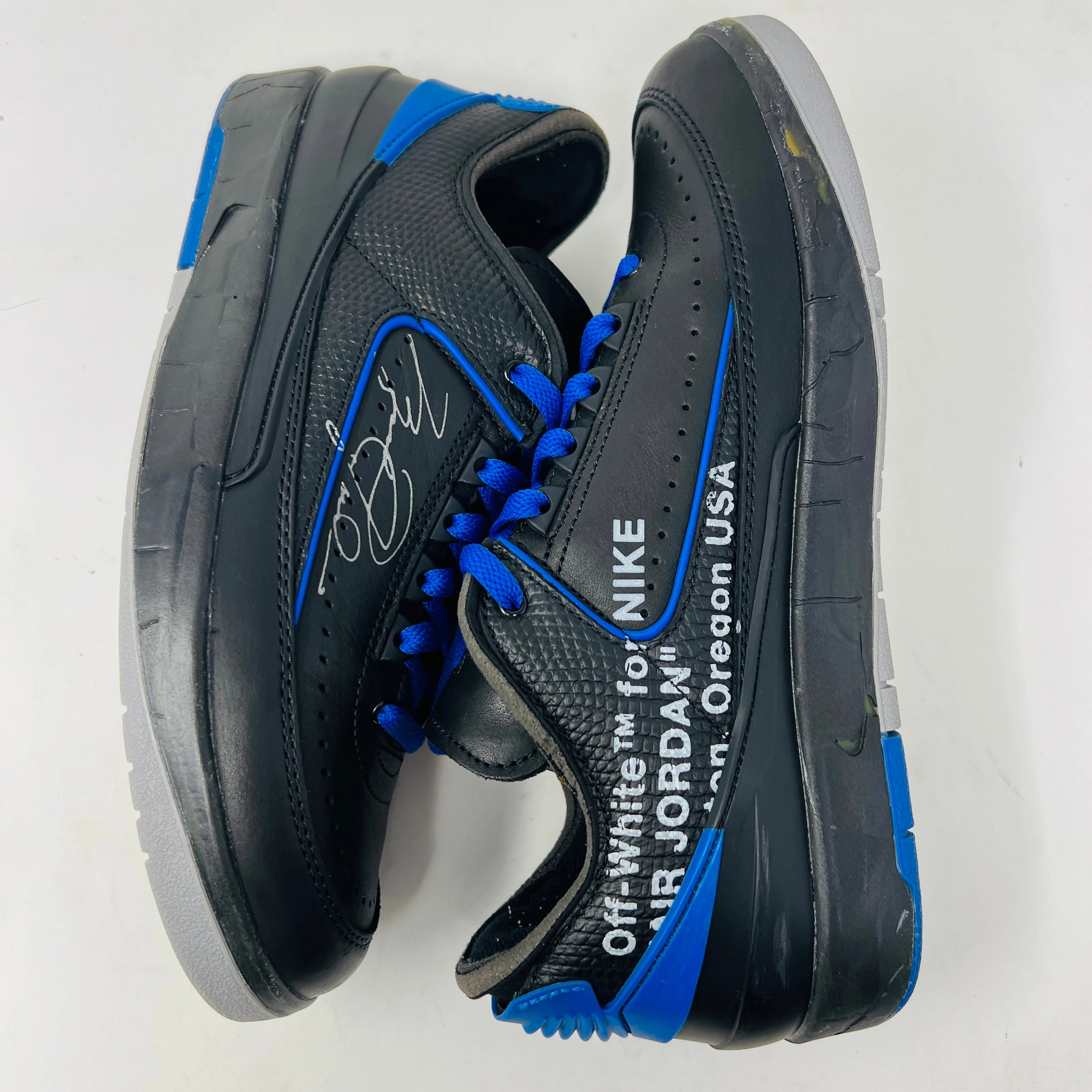 Jordan 2 Retro Low SP Off-White Black Blue