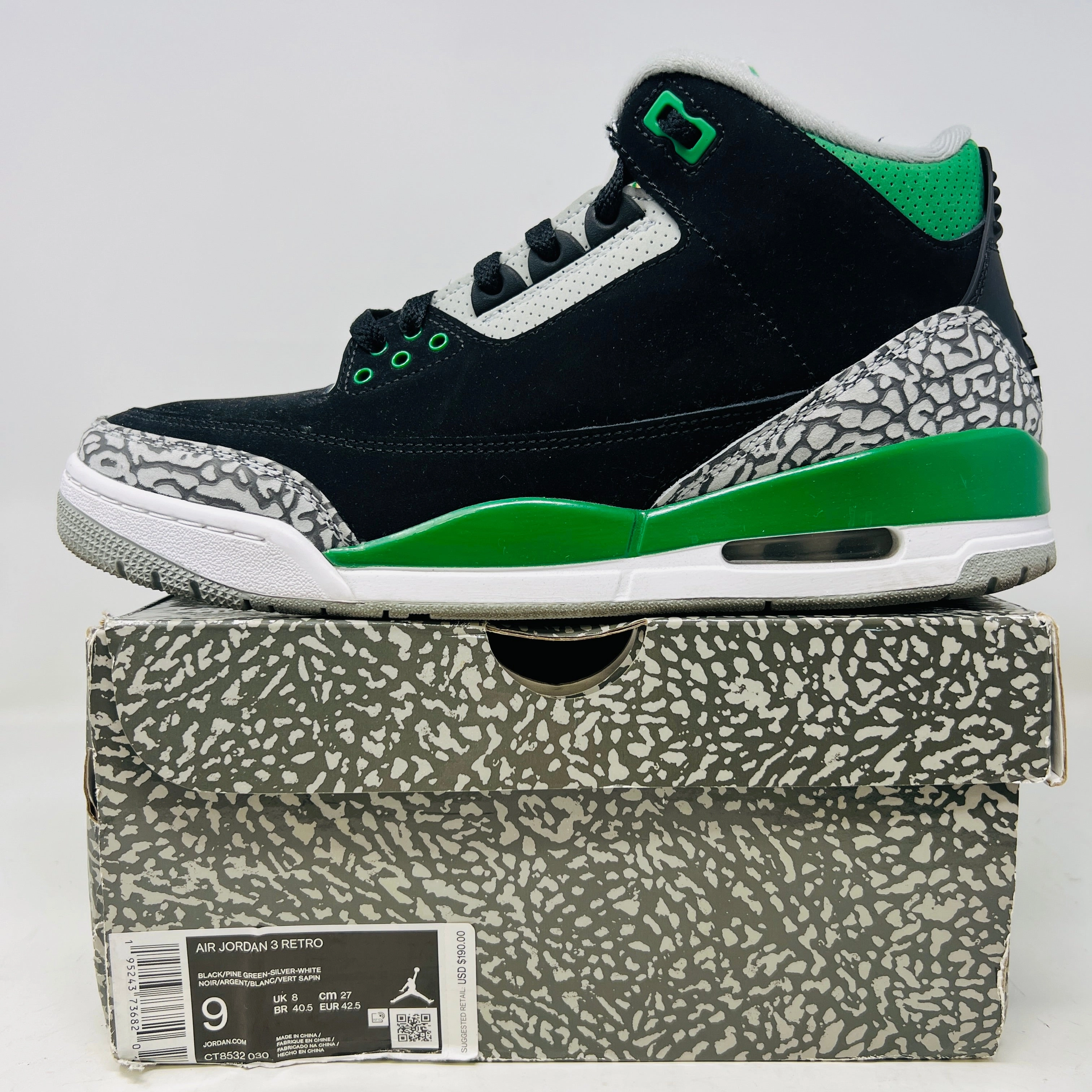 Jordan 3 Retro Pine Green