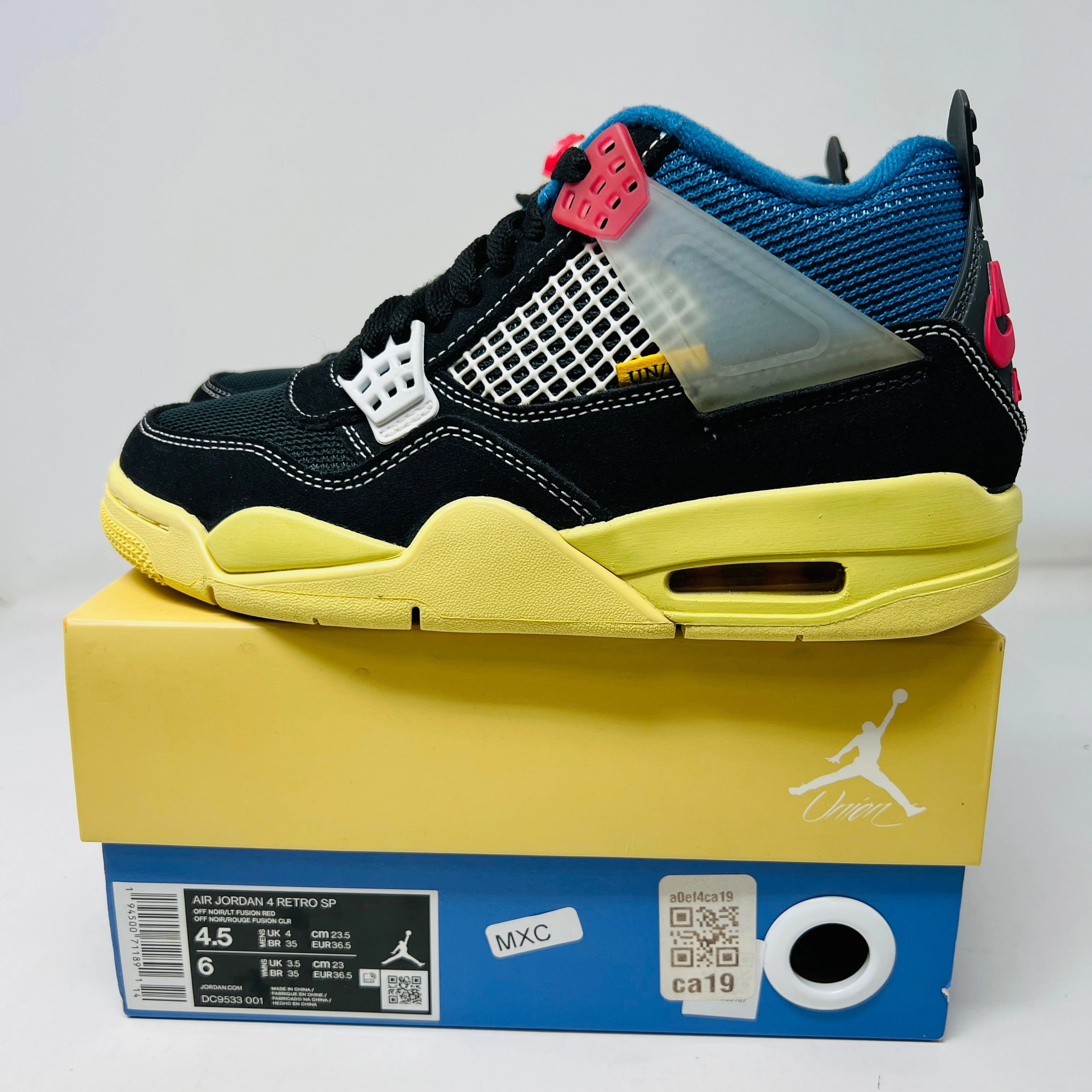 Jordan 4 Retro Union Off Noir