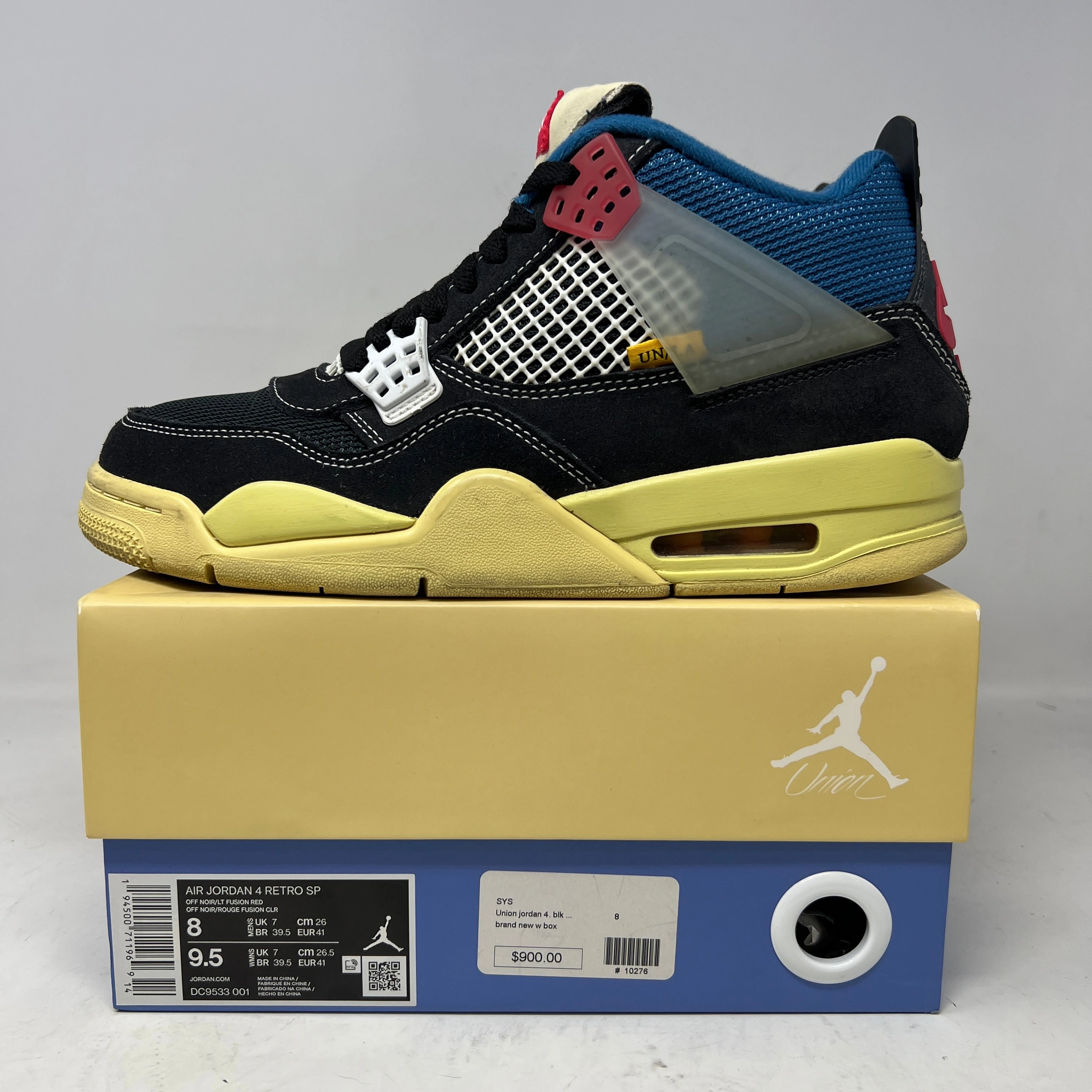 Jordan 4 Retro Union Off Noir