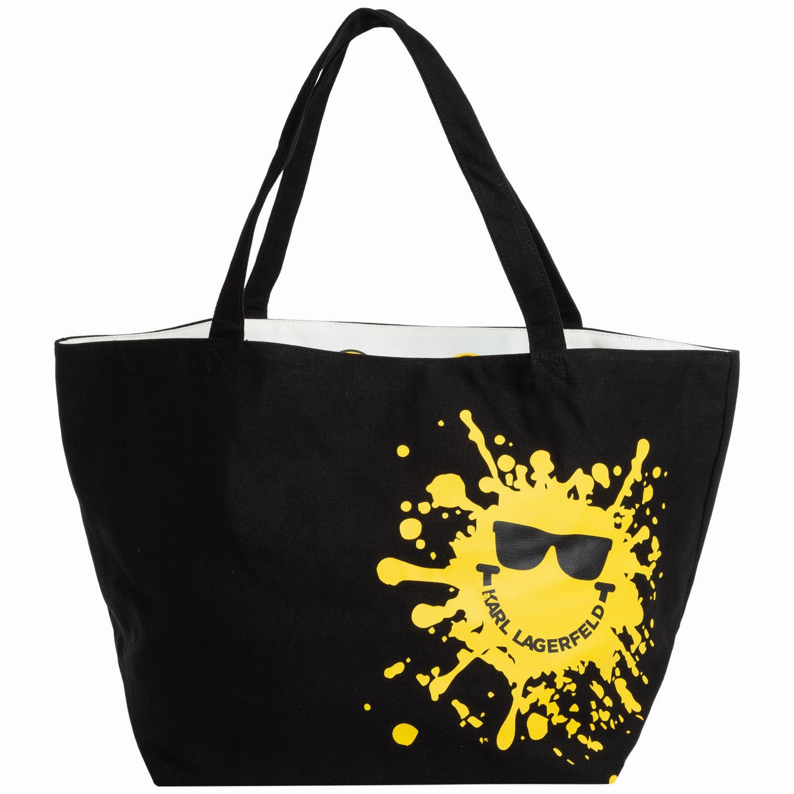 Karl Lagerfeld X Smileyworld Graphic Print Reversible Tote Bag